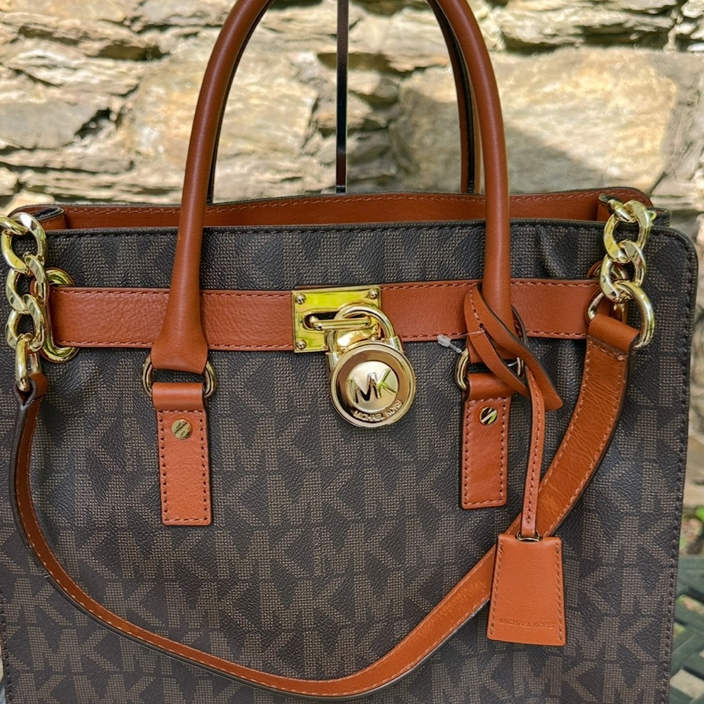 Michael Kors Brown Signature Tote Bag